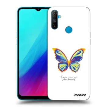 Hülle für Realme C3 - Diamanty White
