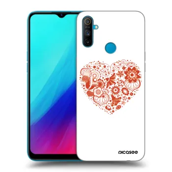 Hülle für Realme C3 - Großes Herz