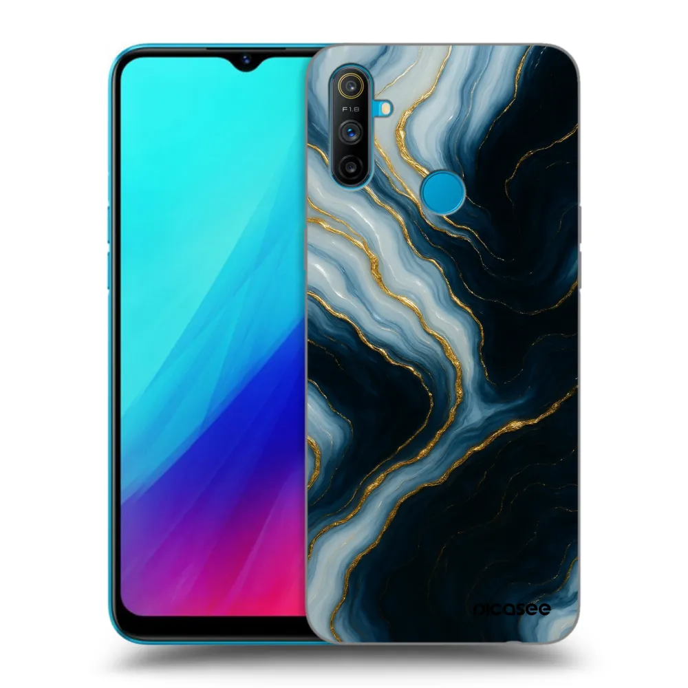 Picasee Realme C3 Hülle - Schwarzes Silikon - Luna