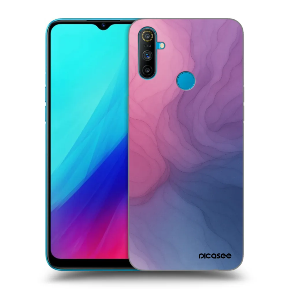 Picasee Realme C3 Hülle - Schwarzes Silikon - Silk