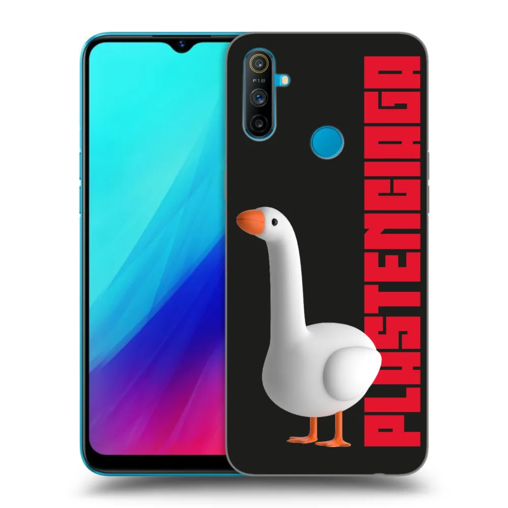 Picasee Realme C3 Hülle - Schwarzes Silikon - Kiky Ricky