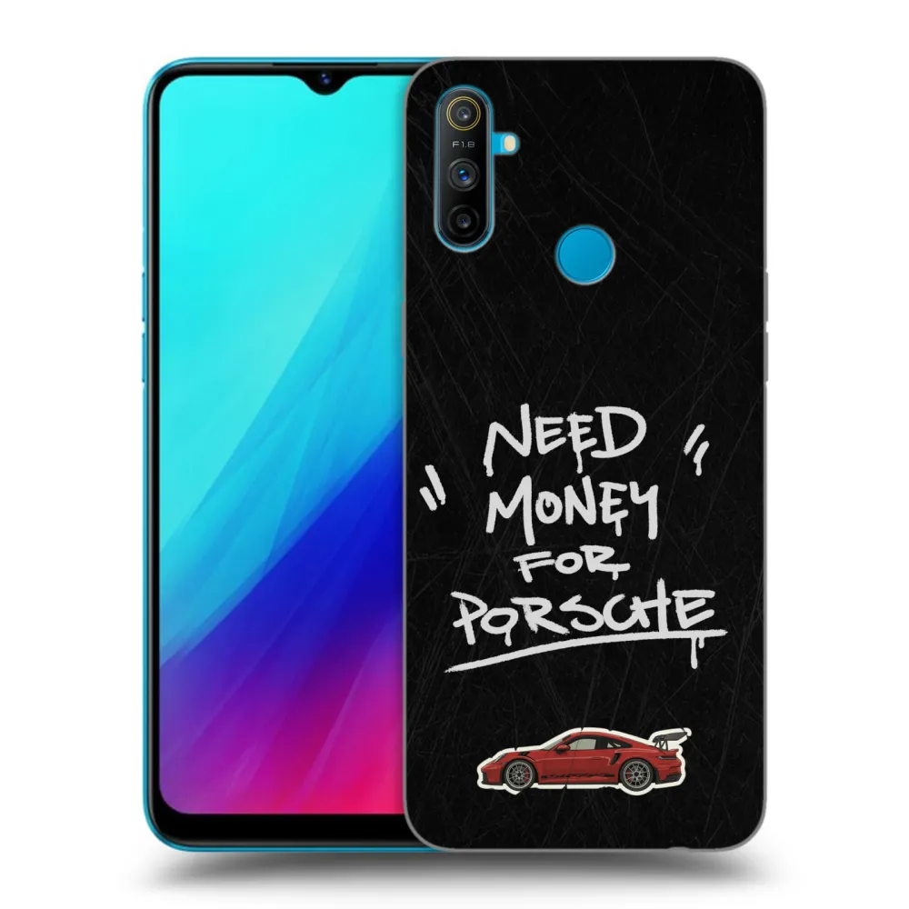 Picasee Realme C3 Hülle - Schwarzes Silikon - Dark Racer