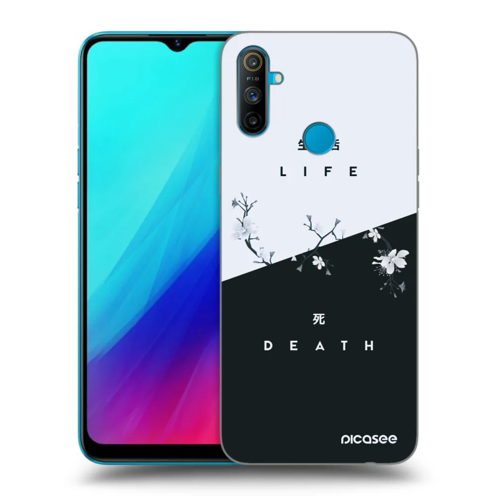 Picasee Realme C3 Hülle - Schwarzes Silikon - Lebendig - Tot