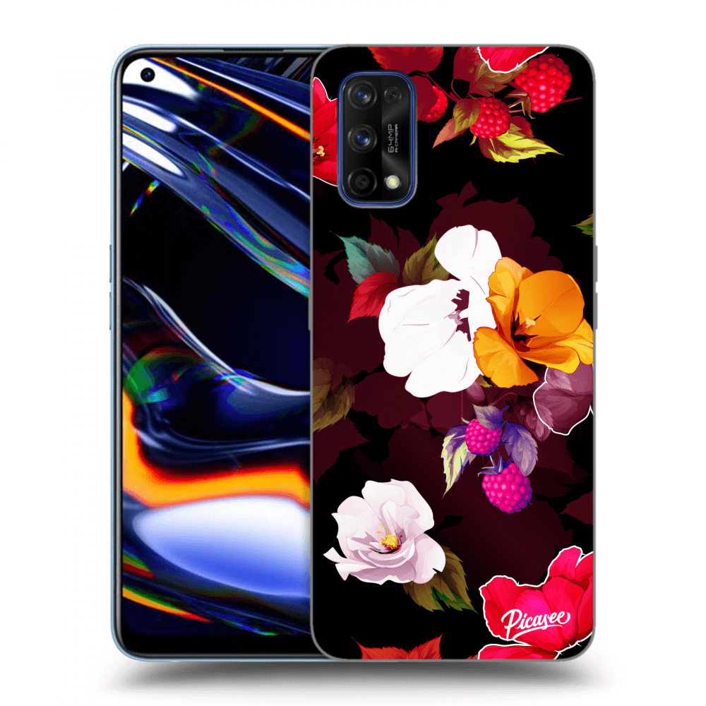 Picasee Realme 7 Pro Hülle - Transparentes Silikon - Flowers and Berries