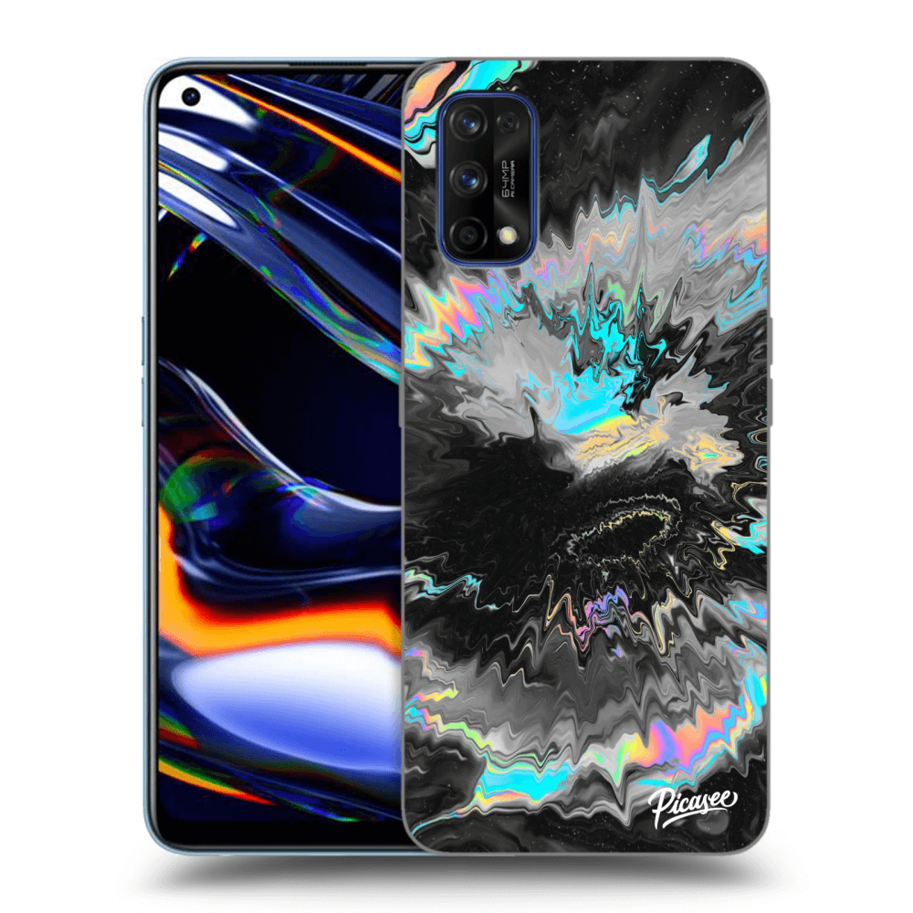 Picasee Realme 7 Pro Hülle - Schwarzes Silikon - Magnetic