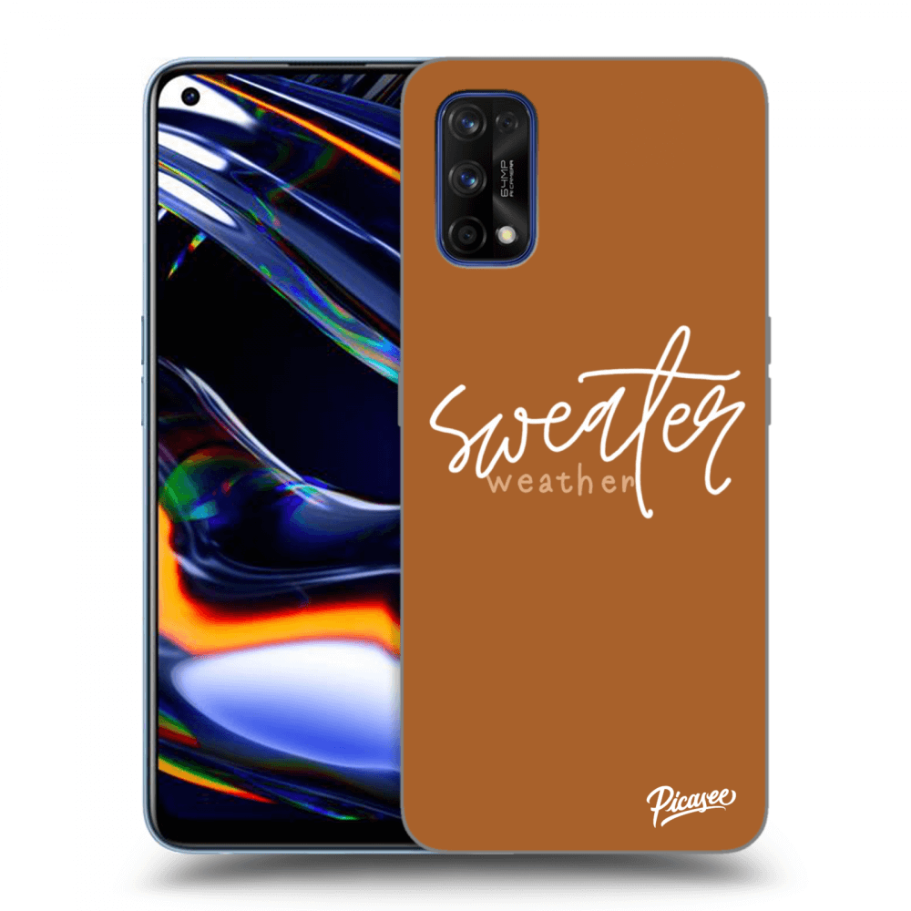 Picasee Realme 7 Pro Hülle - Transparentes Silikon - Sweater weather