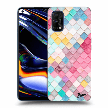Picasee Realme 7 Pro Hülle - Transparentes Silikon - Colorful roof