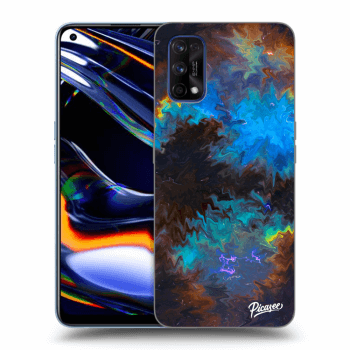 Picasee Realme 7 Pro Hülle - Schwarzes Silikon - Space