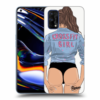 Picasee Realme 7 Pro Hülle - Transparentes Silikon - Crossfit girl - nickynellow