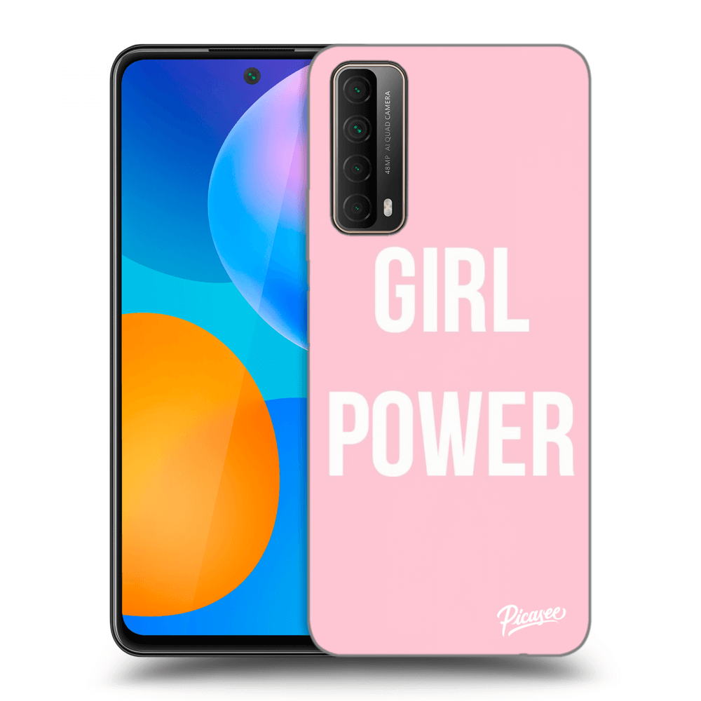 Picasee Huawei P Smart 2021 Hülle - Schwarzes Silikon - Girl power