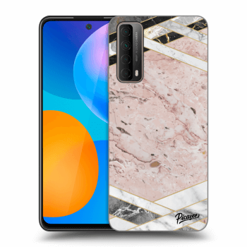 Hülle für Huawei P Smart 2021 - Pink geometry