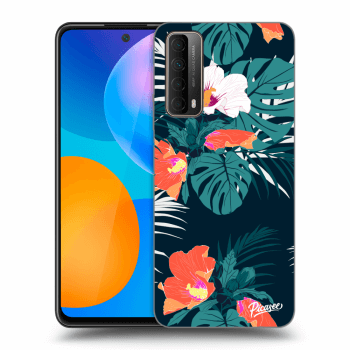 Picasee Huawei P Smart 2021 Hülle - Transparentes Silikon - Monstera Color