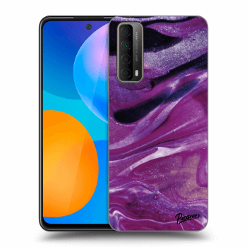 Hülle für Huawei P Smart 2021 - Purple glitter