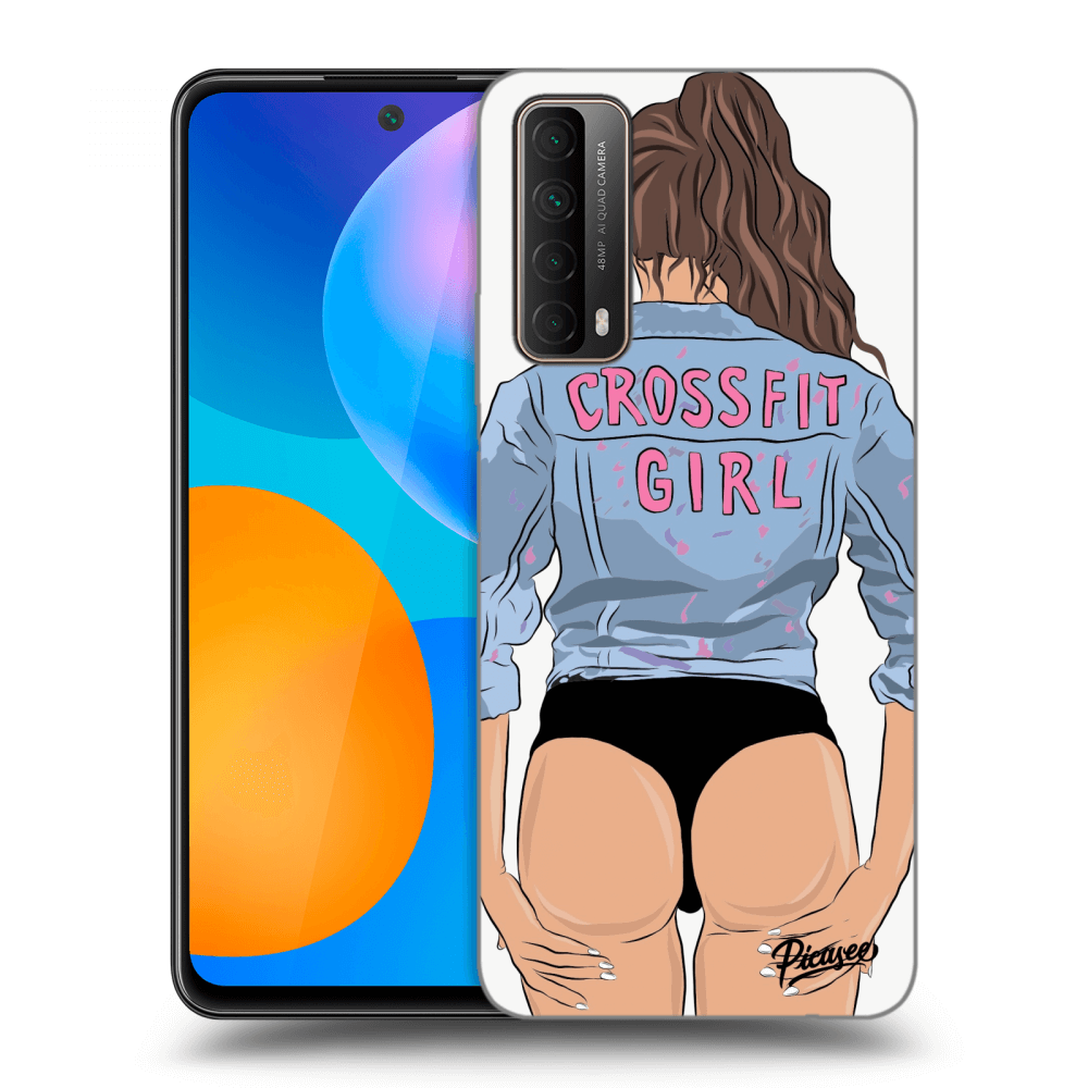 Picasee Huawei P Smart 2021 Hülle - Transparentes Silikon - Crossfit girl - nickynellow