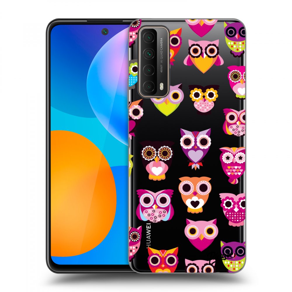 Picasee Huawei P Smart 2021 Hülle - Transparentes Silikon - Owls