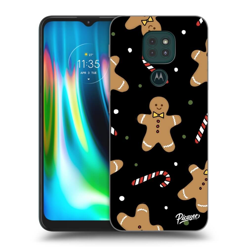 Picasee Motorola Moto G9 Play Hülle - Schwarzes Silikon - Gingerbread