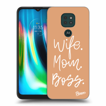 Hülle für Motorola Moto G9 Play - Boss Mama
