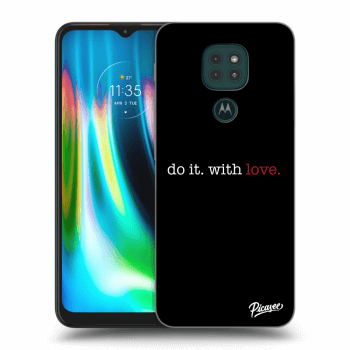 Picasee Motorola Moto G9 Play Hülle - Transparentes Silikon - Do it. With love.