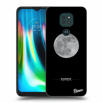 Picasee Motorola Moto G9 Play Hülle - Schwarzes Silikon - Moon Minimal