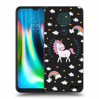 Hülle für Motorola Moto G9 Play - Unicorn star heaven