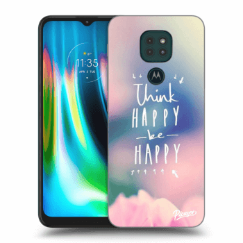 Hülle für Motorola Moto G9 Play - Think happy be happy