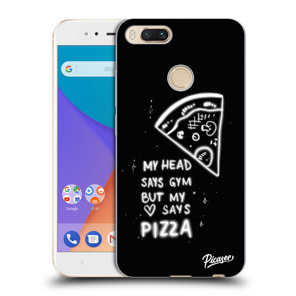 Picasee Xiaomi Mi A1 Global Hülle - Transparentes Silikon - Pizza