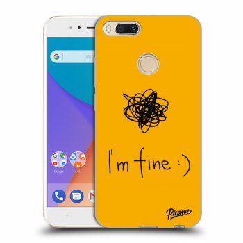 Picasee Xiaomi Mi A1 Global Hülle - Transparentes Silikon - I am fine