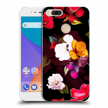 Picasee Xiaomi Mi A1 Global Hülle - Transparentes Silikon - Flowers and Berries