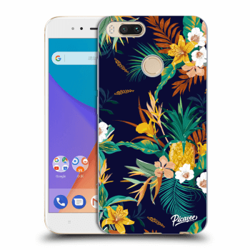 Picasee Xiaomi Mi A1 Global Hülle - Transparentes Silikon - Pineapple Color