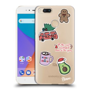 Hülle für Xiaomi Mi A1 Global - Christmas Stickers