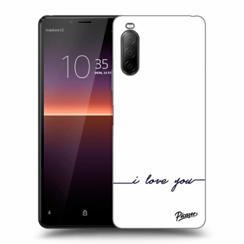 Picasee Sony Xperia 10 II Hülle - Transparentes Silikon - I love you