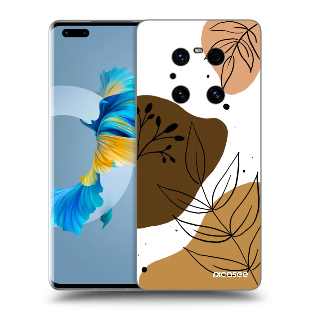 Picasee Huawei Mate 40 Pro Hülle - Schwarzes Silikon - Boho style