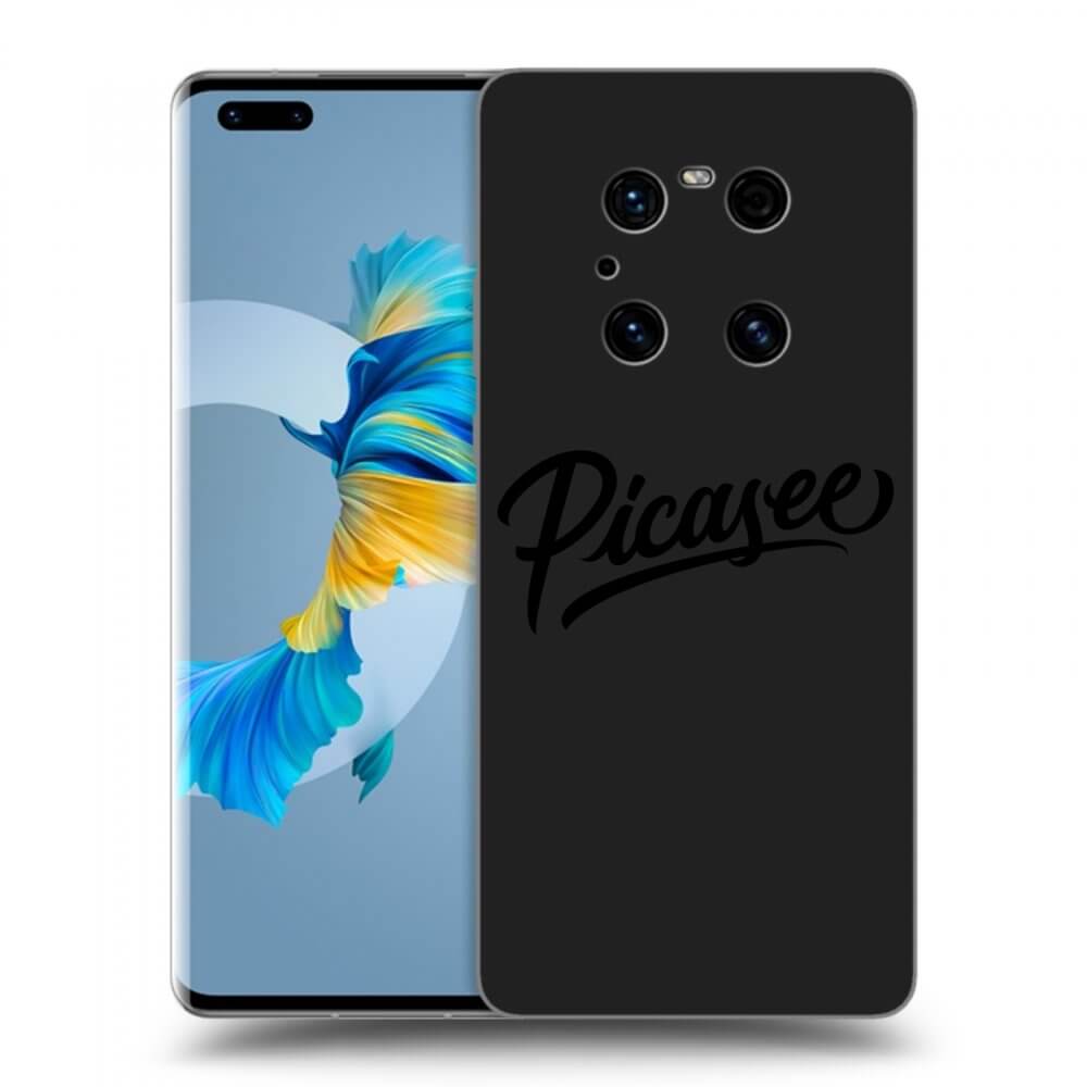Picasee Huawei Mate 40 Pro Hülle - Schwarzes Silikon - Picasee - old logo - black