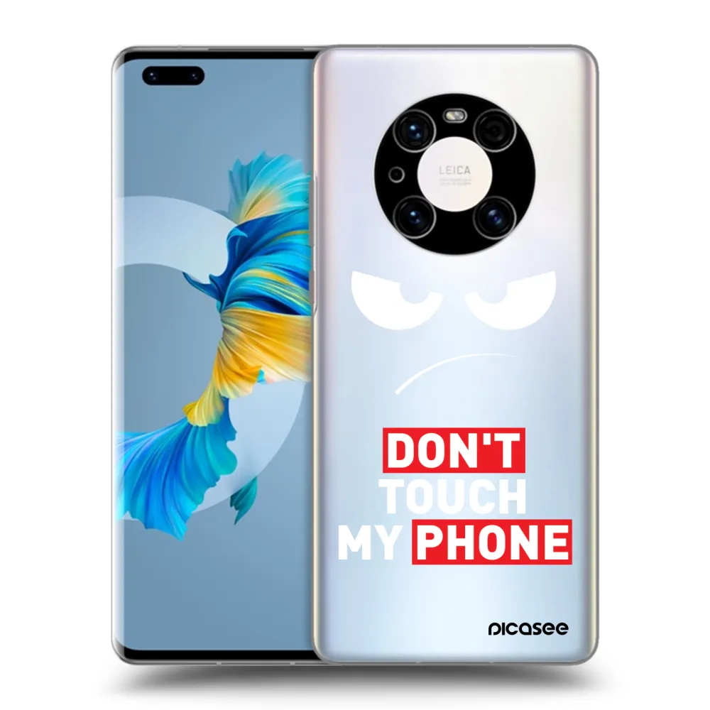 Picasee Huawei Mate 40 Pro Hülle - Transparentes Silikon - Angry Eyes - Transparent