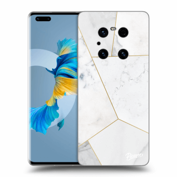 Hülle für Huawei Mate 40 Pro - White tile