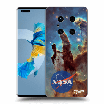 Picasee Huawei Mate 40 Pro Hülle - Schwarzes Silikon - Eagle Nebula
