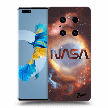 Picasee Huawei Mate 40 Pro Hülle - Schwarzes Silikon - Nebula