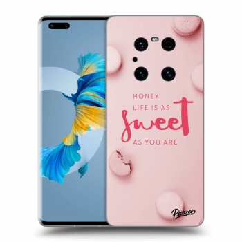 Picasee Huawei Mate 40 Pro Hülle - Transparentes Silikon - Life is as sweet as you are