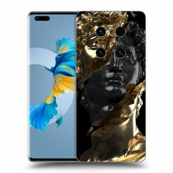 Hülle für Huawei Mate 40 Pro - Gold - Black