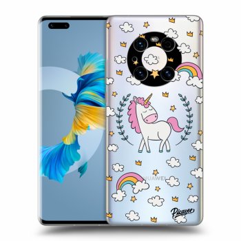 Picasee Huawei Mate 40 Pro Hülle - Transparentes Silikon - Unicorn star heaven