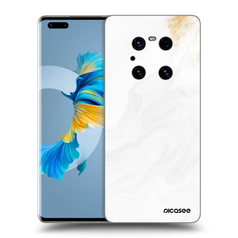 Picasee Huawei Mate 40 Pro Hülle - Schwarzes Silikon - White