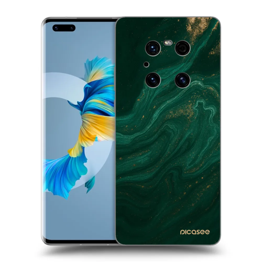 Picasee Huawei Mate 40 Pro Hülle - Schwarzes Silikon - Green
