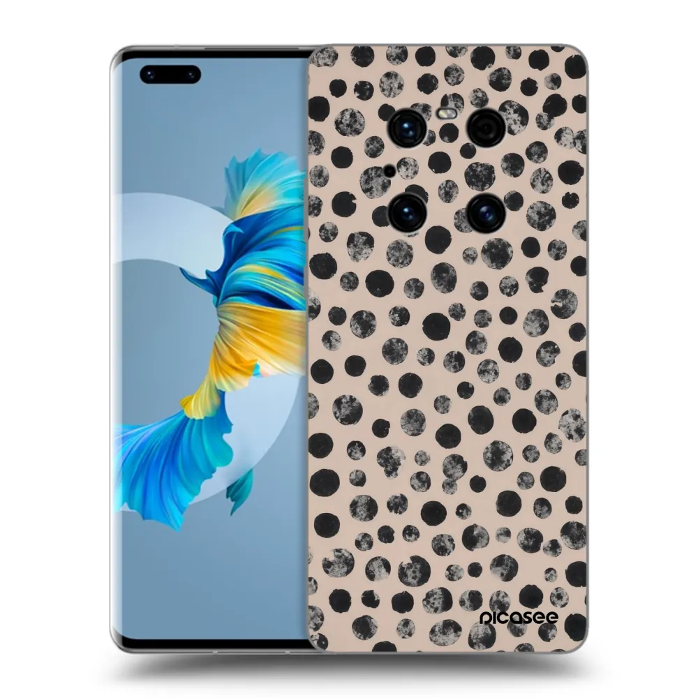 Picasee Huawei Mate 40 Pro Hülle - Schwarzes Silikon - Dots