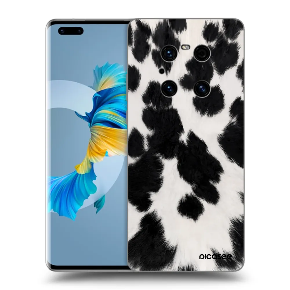 Picasee Huawei Mate 40 Pro Hülle - Schwarzes Silikon - Black Moo