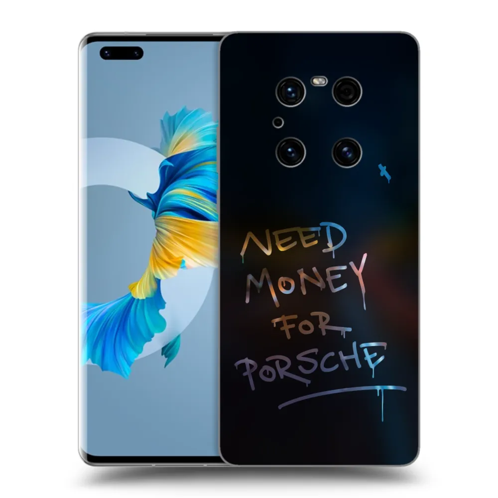 Picasee Huawei Mate 40 Pro Hülle - Schwarzes Silikon - Neon Nights