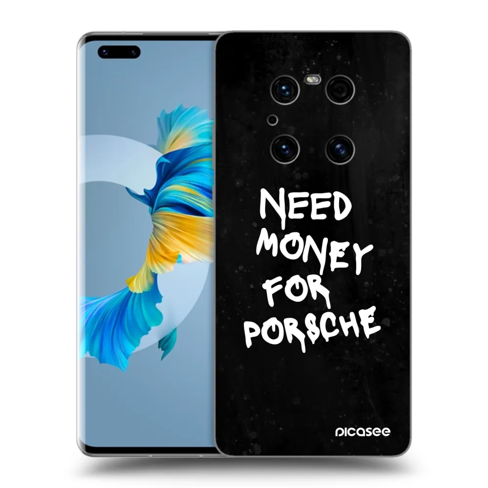 Picasee Huawei Mate 40 Pro Hülle - Schwarzes Silikon - Black Dollar