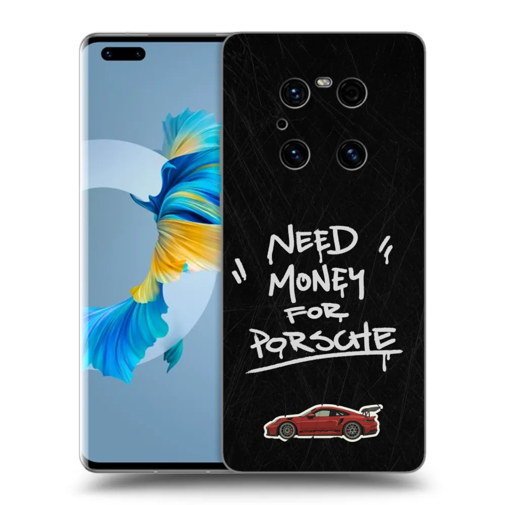 Picasee Huawei Mate 40 Pro Hülle - Schwarzes Silikon - Dark Racer