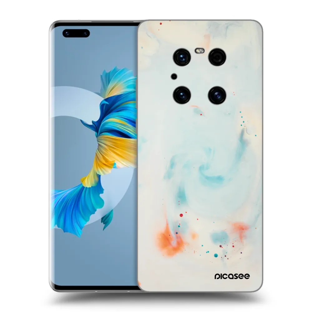 Picasee Huawei Mate 40 Pro Hülle - Schwarzes Silikon - Splash