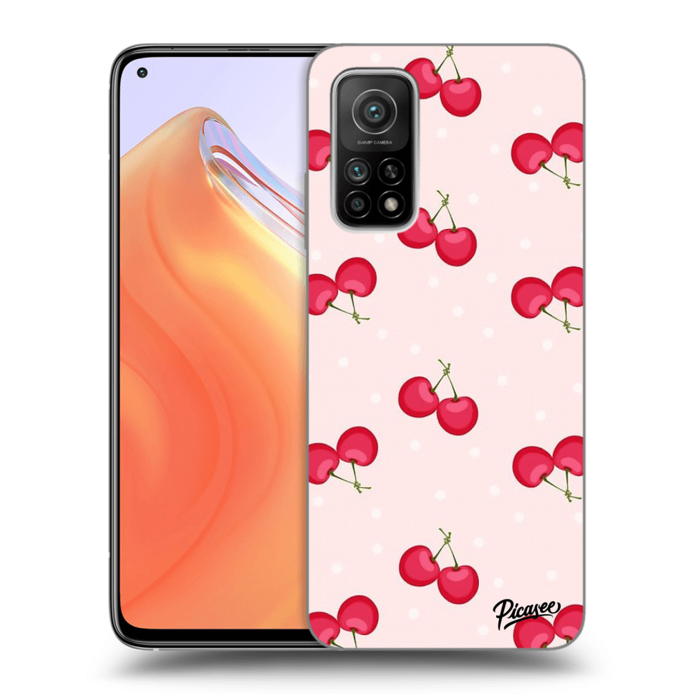 Picasee Xiaomi Mi 10T Hülle - Schwarzes Silikon - Cherries