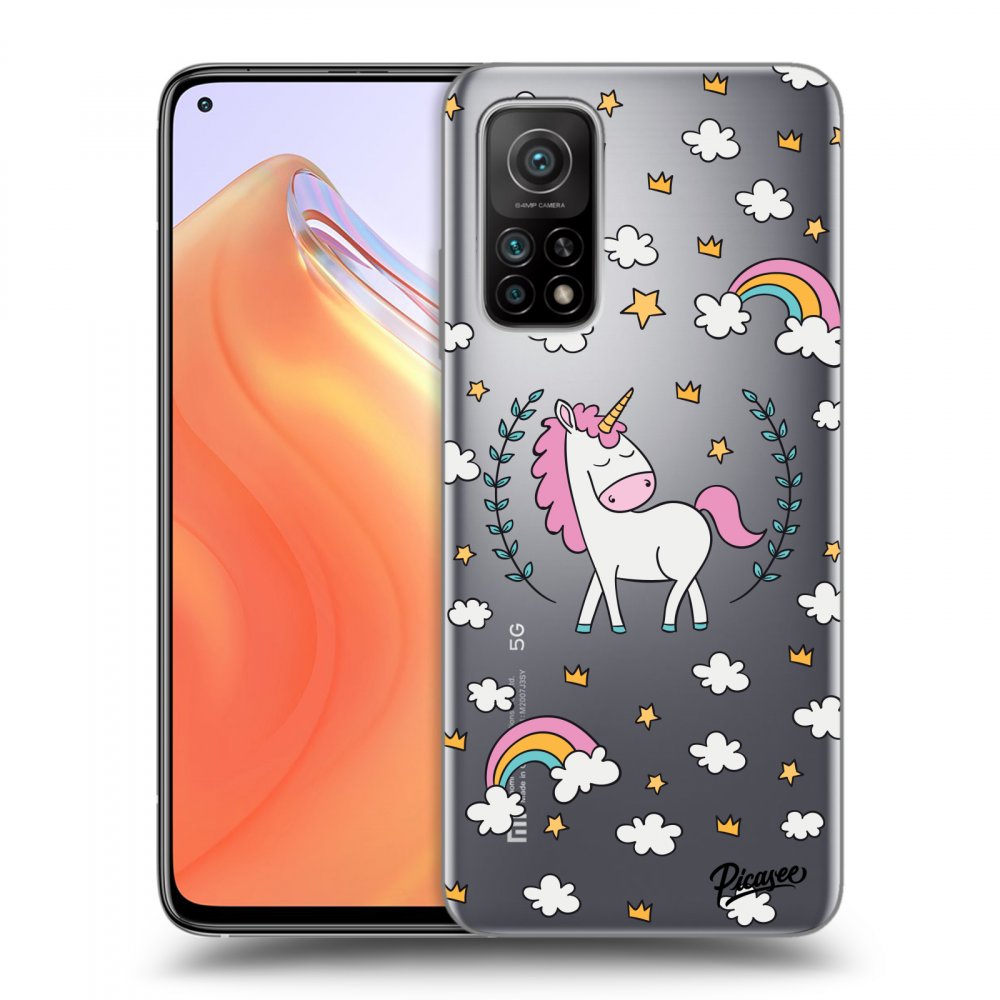Xiaomi Mi 10T Hülle - Transparentes Silikon - Unicorn Star Heaven